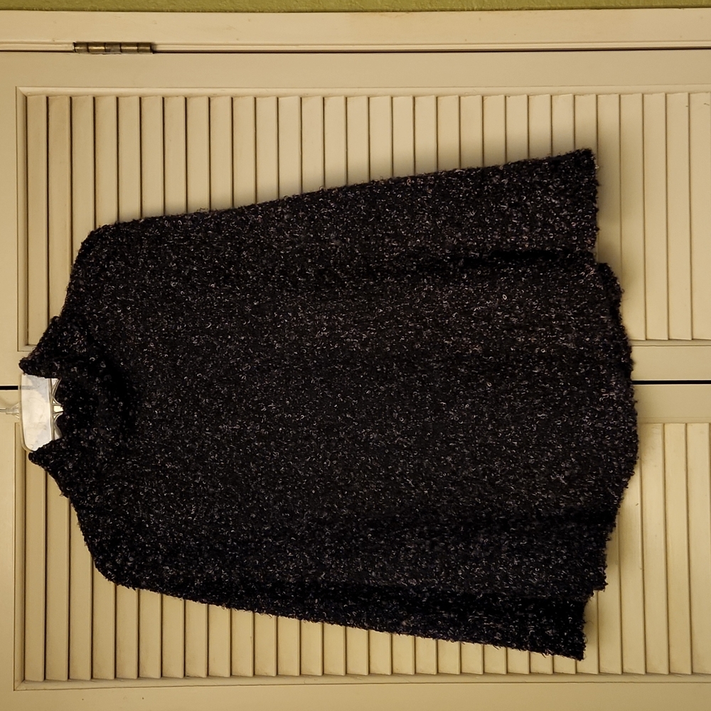 INC purple poncho cape size L/XL